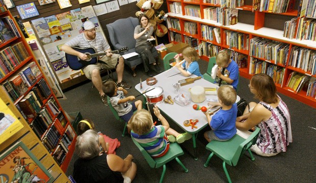 Kids now get tunes at Bookmans